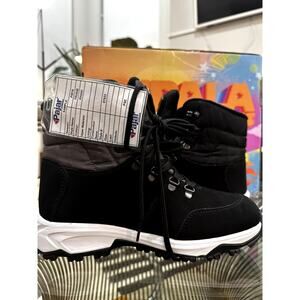 RARE SAMPLE - Pajar Trudie Fleece Lined Womens 8 Black Winter Ice Boots NEW